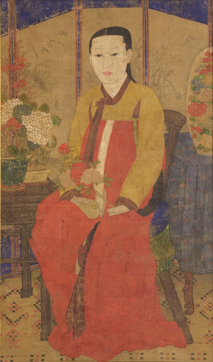 Naisen muotokuva, 1900-luvun alku n. 1920-40. tekijältä Unbekannt