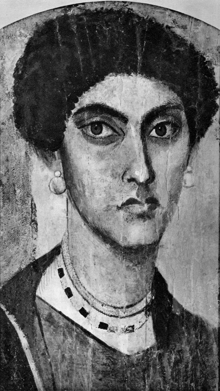 Naisen muotokuva, Al-Fayyum, Egypti, 2. vuosisadalla 1936 tekijältä Unbekannt