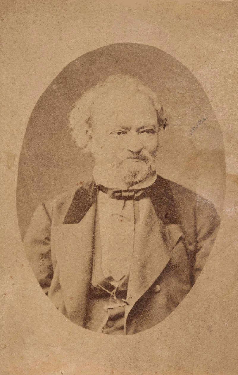 Pianisti ja säveltäjä Ferenc Erkelin muotokuva 1810-1893, n. 1875. tekijältä Unbekannt