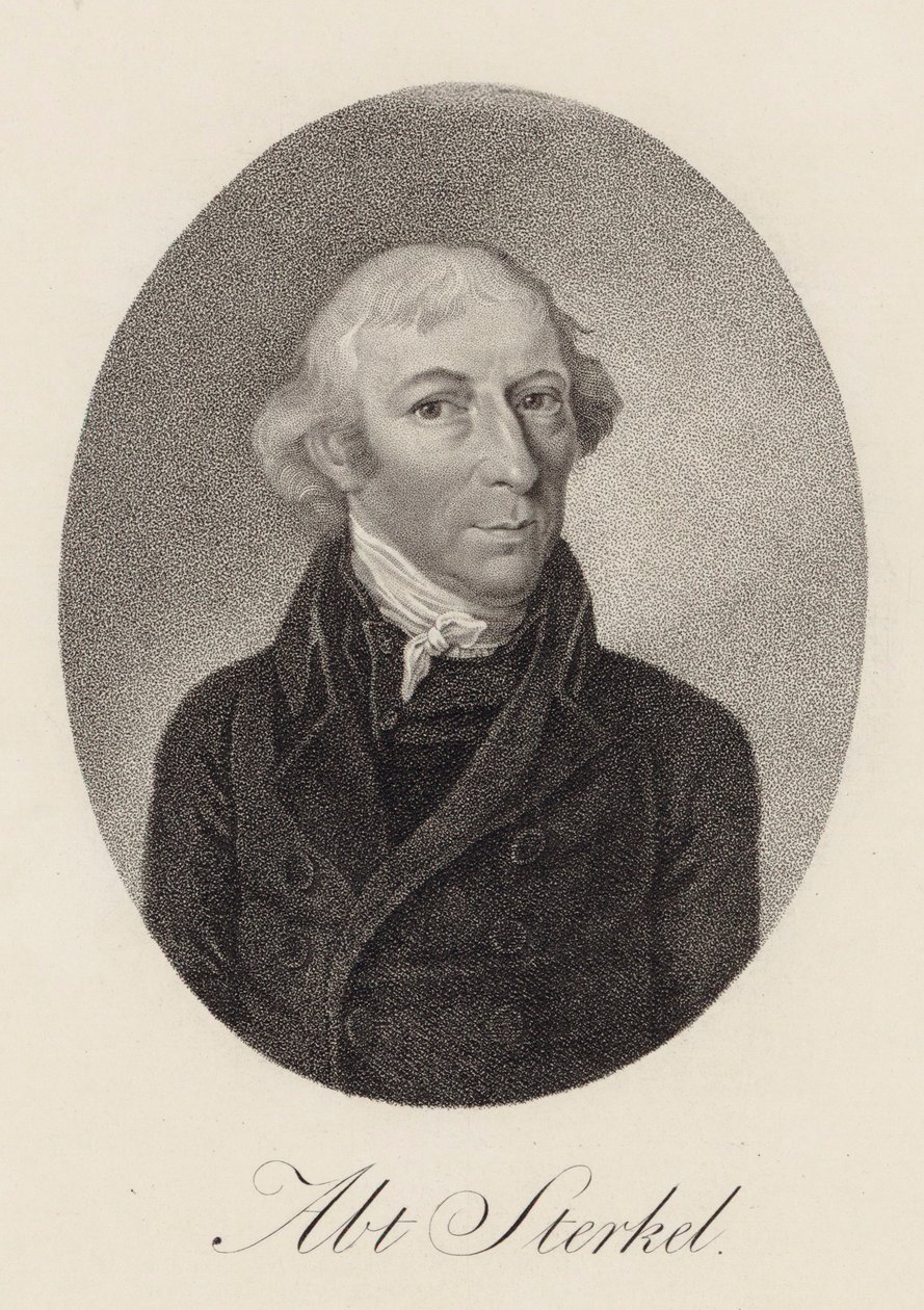 Pianisti ja säveltäjä Franz Xaver Sterkelin muotokuva 1750-1817, 1816. tekijältä Unbekannt