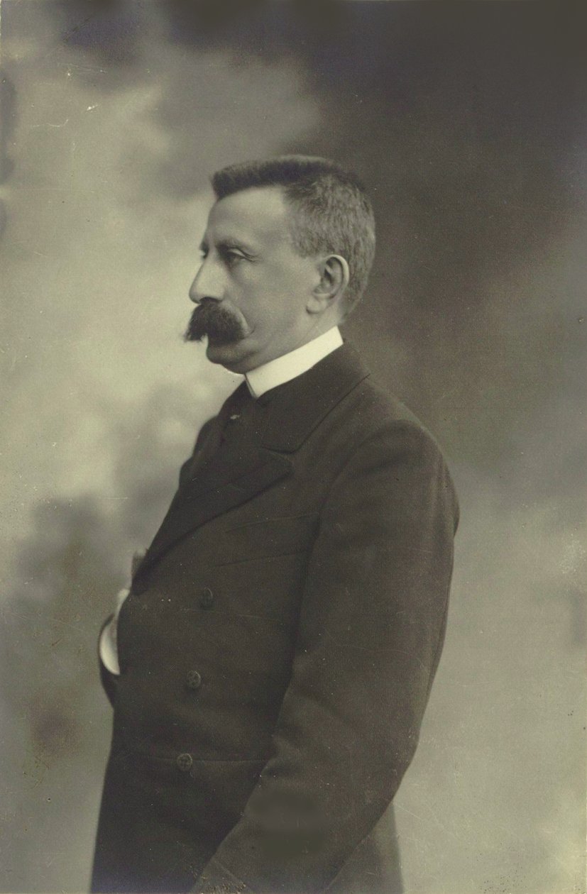 Pianisti ja säveltäjä Moritz Moszkowski muotokuva 1854-1925, n. 1900. tekijältä Unbekannt