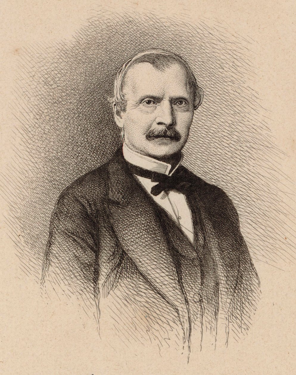 Muotokuva säveltäjä Auguste Mermetistä 1810-1889, 1876. tekijältä Unbekannt
