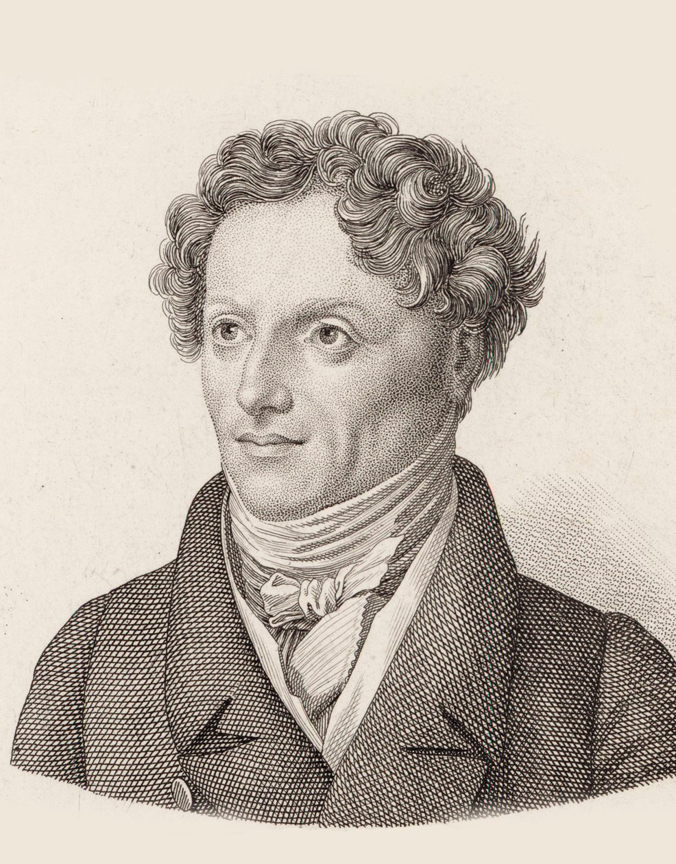 Säveltäjä Francesco Morlacchin muotokuva 1784-1841. tekijältä Unbekannt