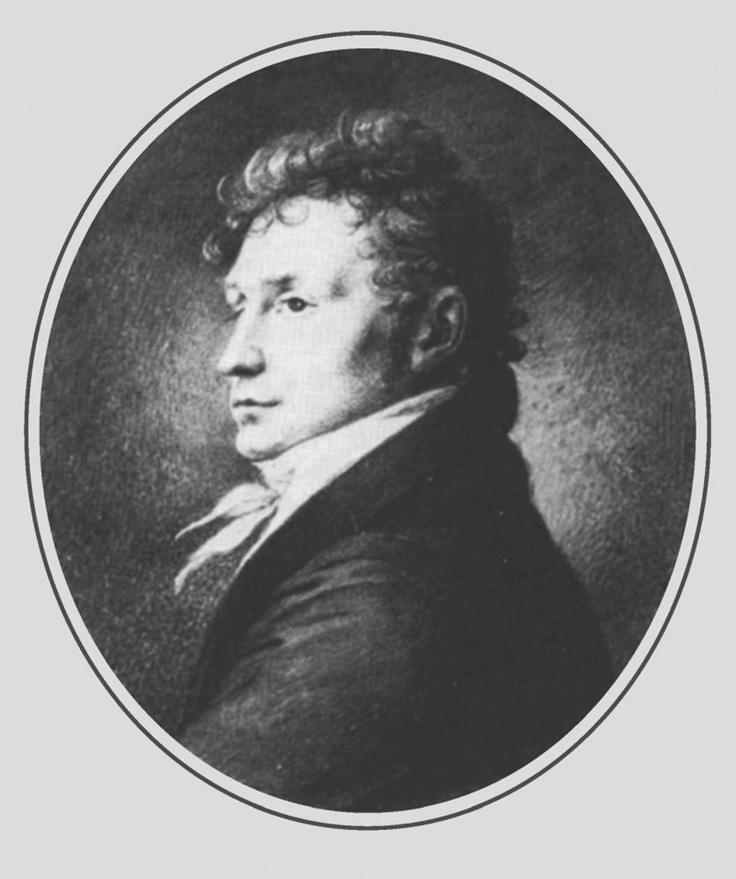 Säveltäjä Friedrich Kuhlaun muotokuva 1786-1832, 1800-luvun alku. tekijältä Unbekannt