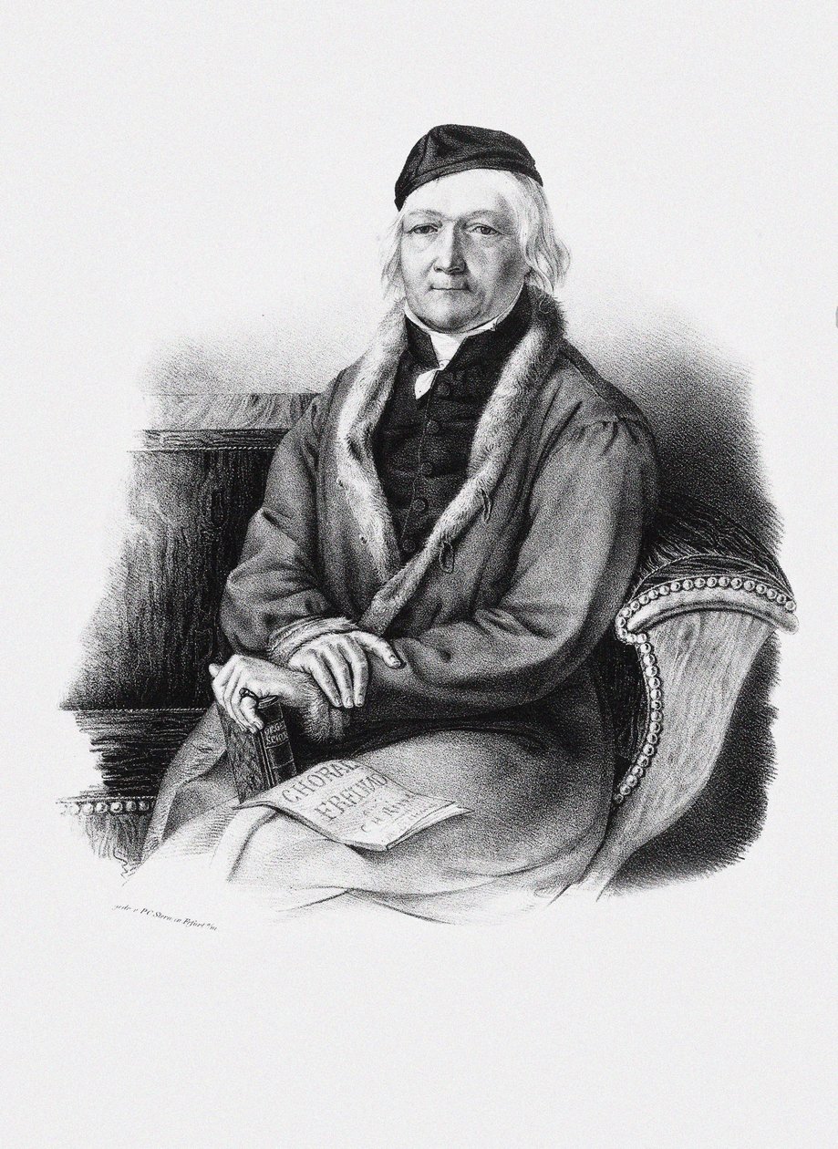 Säveltäjä Johann Christian Heinrich Rinckin muotokuva 1770-1846. tekijältä Unbekannt