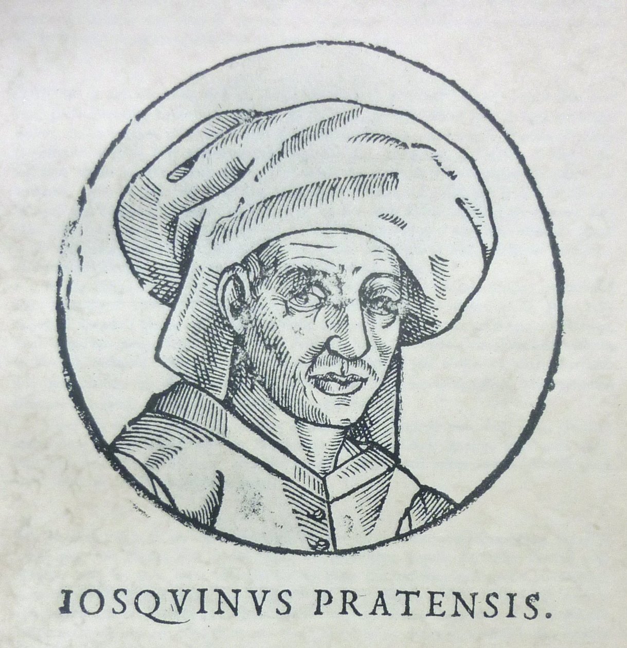 Säveltäjä Josquin des Prezin muotokuva, n. 1610 tekijältä Unbekannt