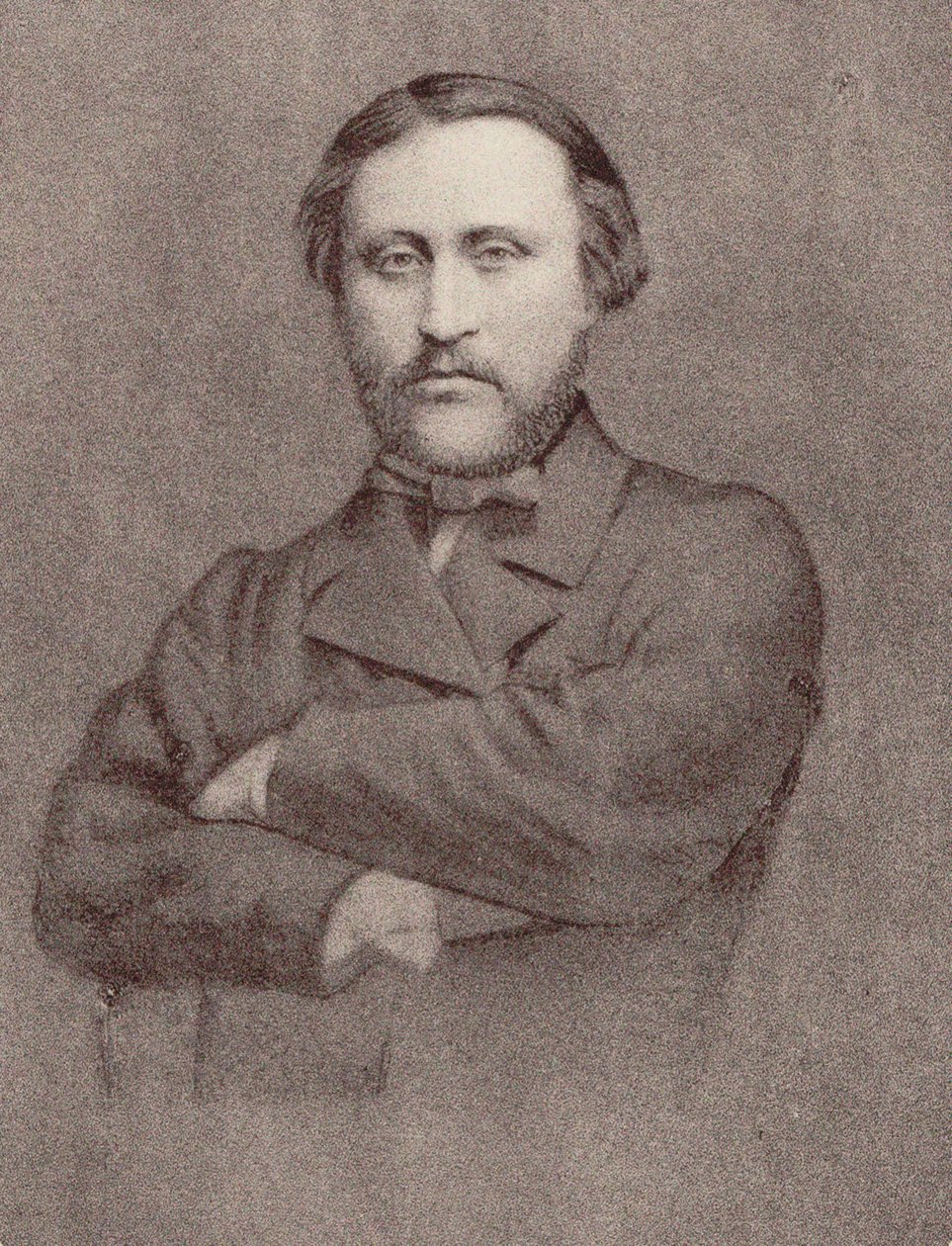 Säveltäjä Léon Kreutzerin muotokuva 1817-1868. tekijältä Unbekannt
