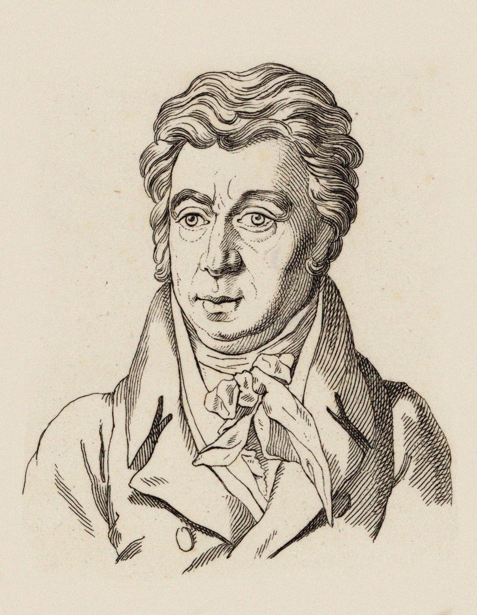Säveltäjä Peter von Winterin muotokuva 1754-1825, noin 1820. tekijältä Unbekannt
