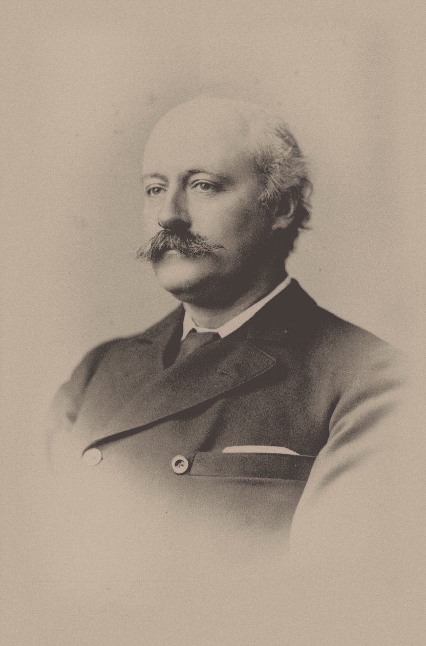 Muotokuva säveltäjästä Sir Charles Hubert Hastings Parrysta 1848-1918, 1891. tekijältä Unbekannt