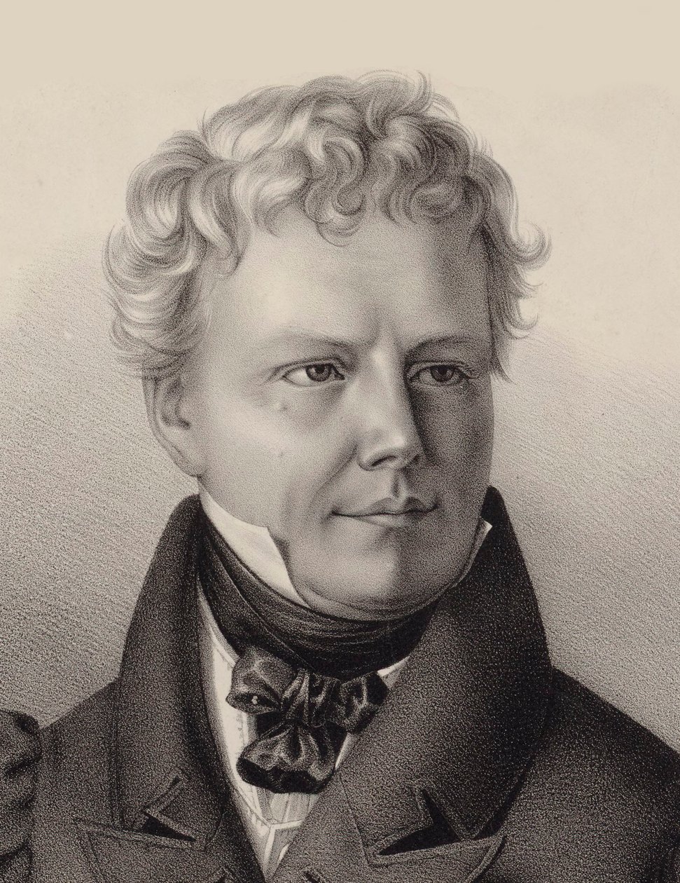 Säveltäjä Xaver Schnyder von Wartenseen muotokuva 1786-1868, 1832. tekijältä Unbekannt