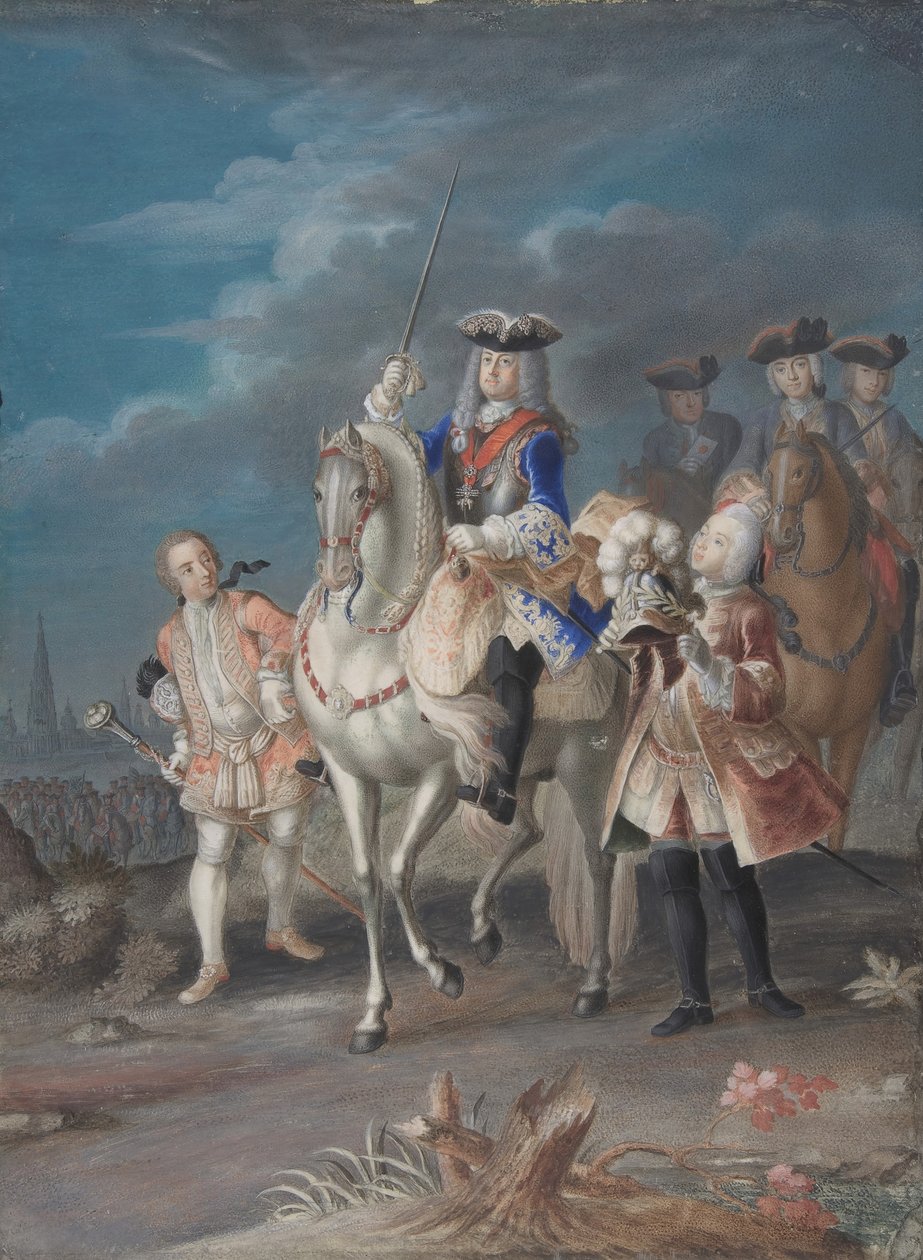 Venäjän keisarinnan puolison muotokuva, 1700-luku. tekijältä Unbekannt