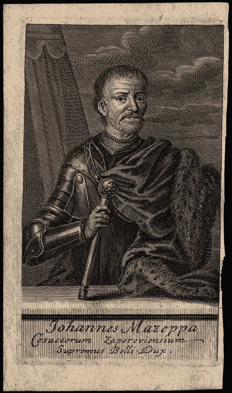 Hetman Ivan Mazepan muotokuva 1639-1709, 1700-luvun alku. tekijältä Unbekannt