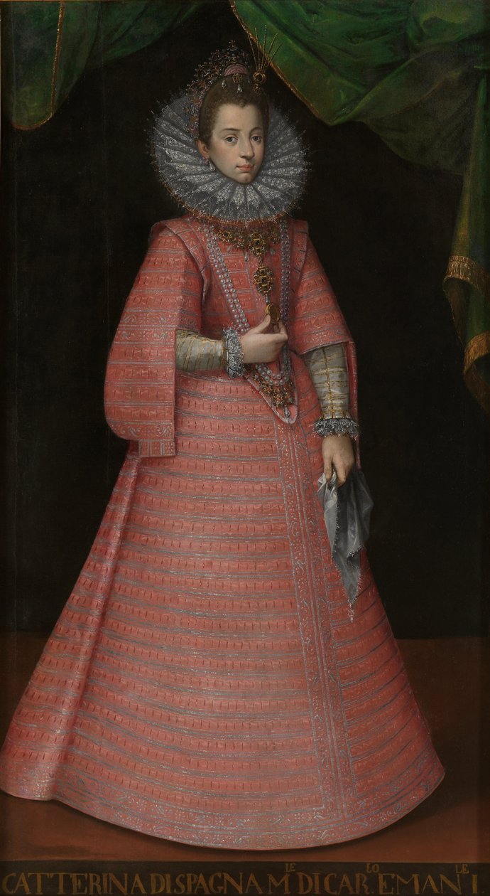 Espanjalaisen Catherine Michellen muotokuva 1567-1597 tekijältä Unbekannt