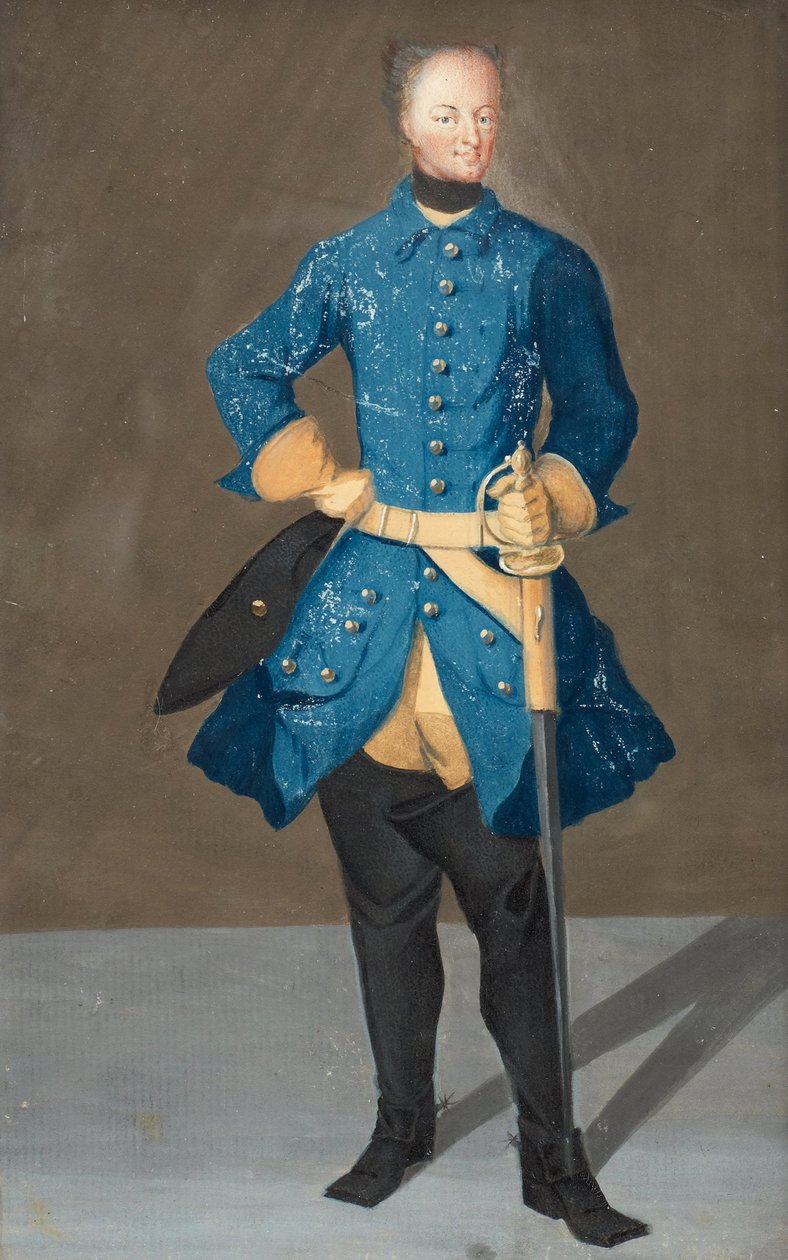 Ruotsin kuninkaan Kaarle XII:n muotokuva 1682-1718, 1710-luku tekijältä Unbekannt