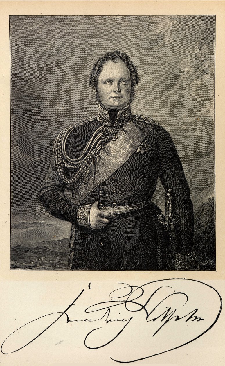 Preussin kuninkaan Frederick William IV:n muotokuva 1795-1861. tekijältä Unbekannt