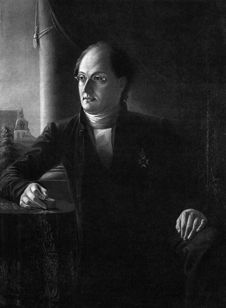 Runoilija Johan Ludvig Runebergin muotokuva 1804-1877 tekijältä Unbekannt