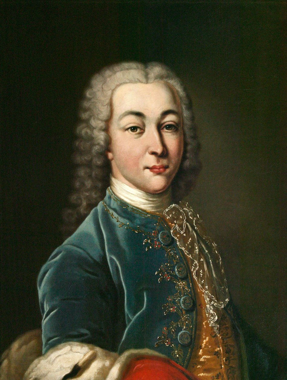 Runoilijaprinssi Antiokh Kantemirin muotokuva, 1708-1744, 1803. tekijältä Unbekannt