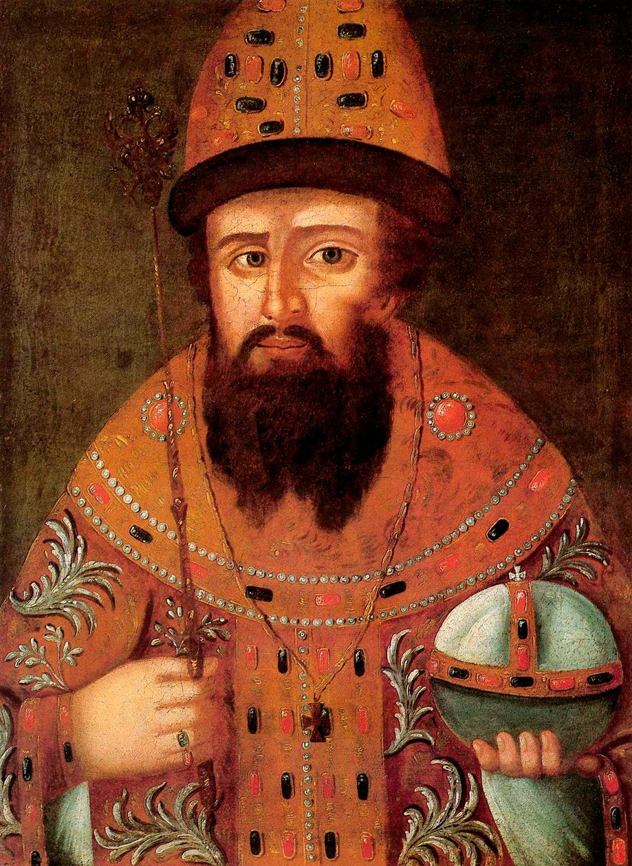 Venäjän tsaari Mihhail I Fjodorovitšin muotokuva, 1596-1645, 1600-luvun alku. tekijältä Unbekannt