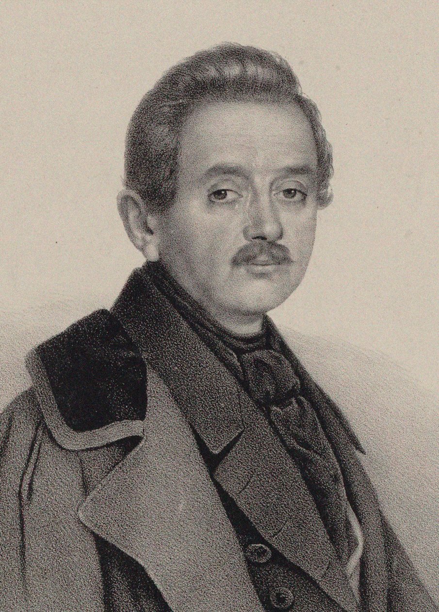 Säveltäjä Aleksei Fjodorovitš Lvovin muotokuva 1798-1870. tekijältä Unbekannt