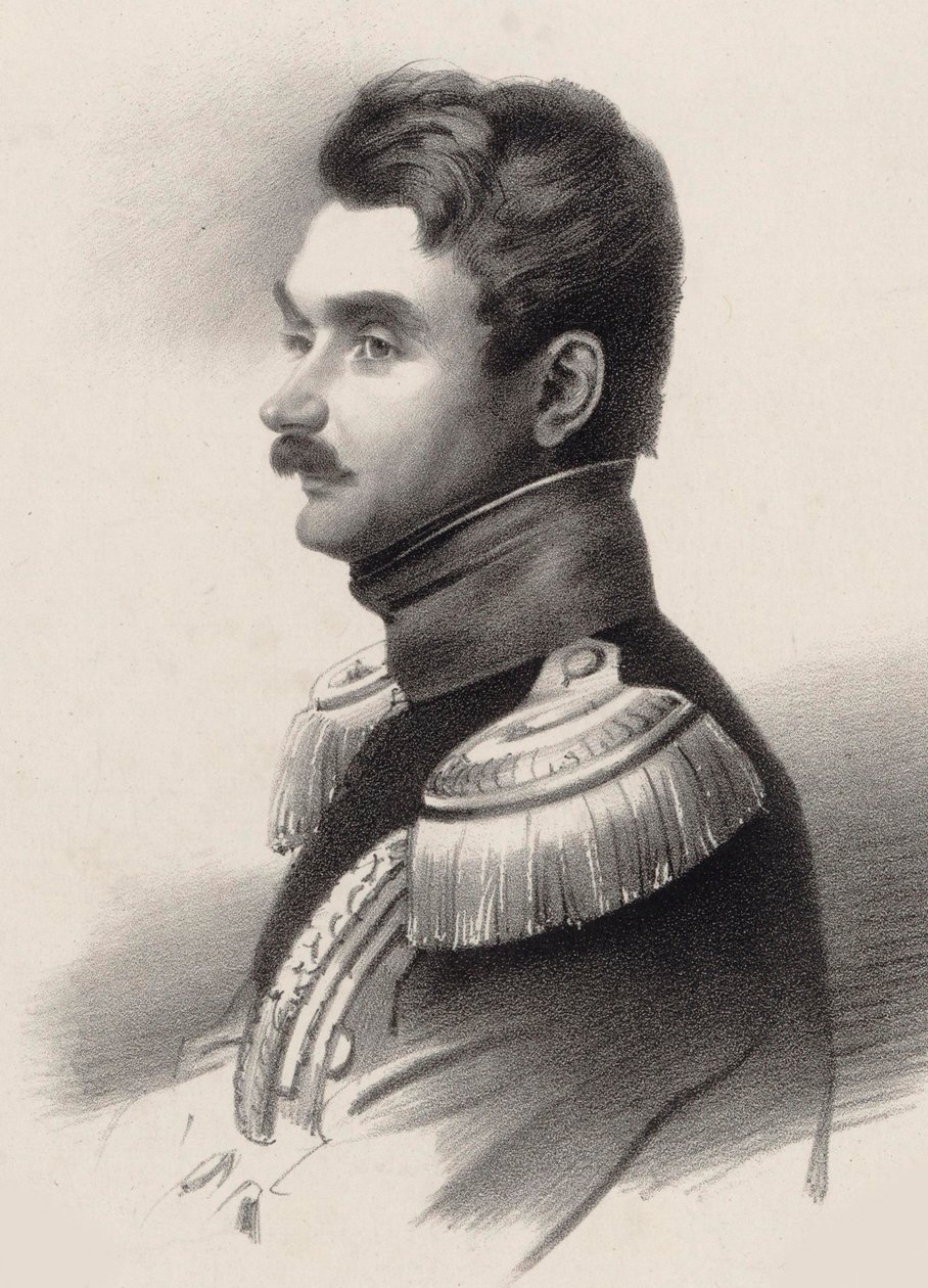Säveltäjä Aleksei Fjodorovitš Lvovin muotokuva 1798-1870. tekijältä Unbekannt