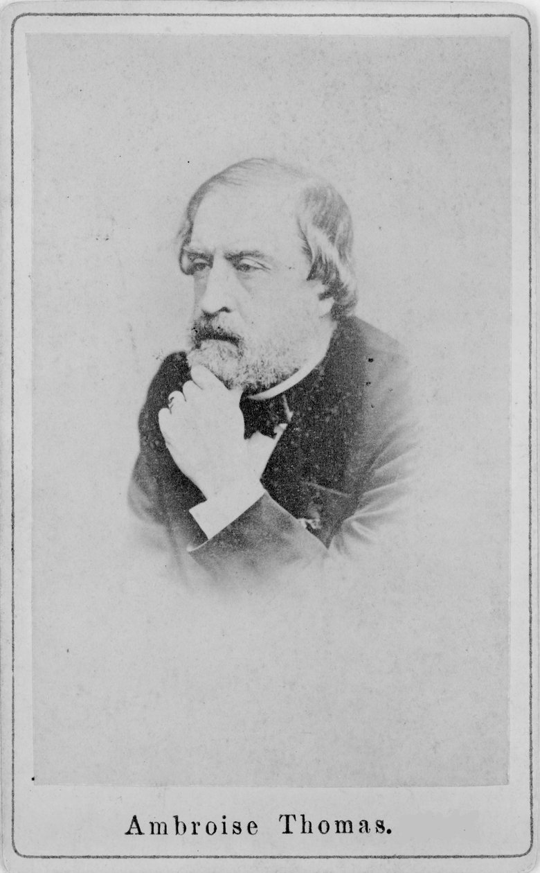 Säveltäjä Amboise Thomasin muotokuva 1811-1896, noin 1860-1870. tekijältä Unbekannt