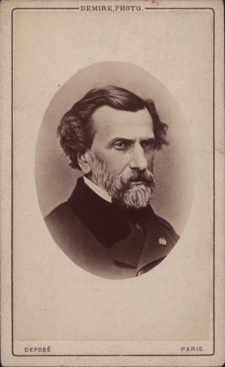 Säveltäjä Ambroise Thomasin muotokuva 1811-1896, 1860-luku. tekijältä Unbekannt