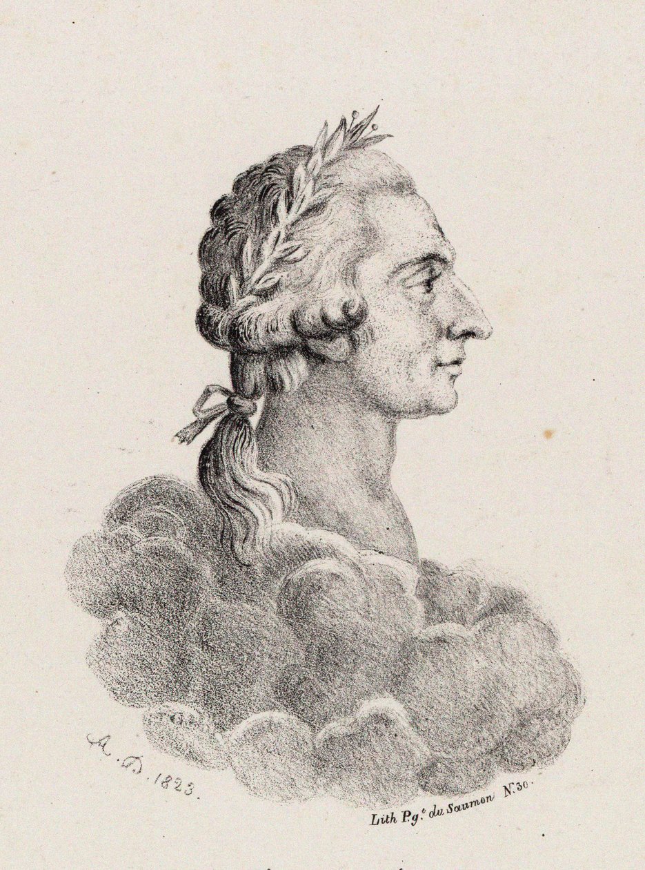 Muotokuva säveltäjä Antonio Sacchinista 1730-1786, 1823. tekijältä Unbekannt