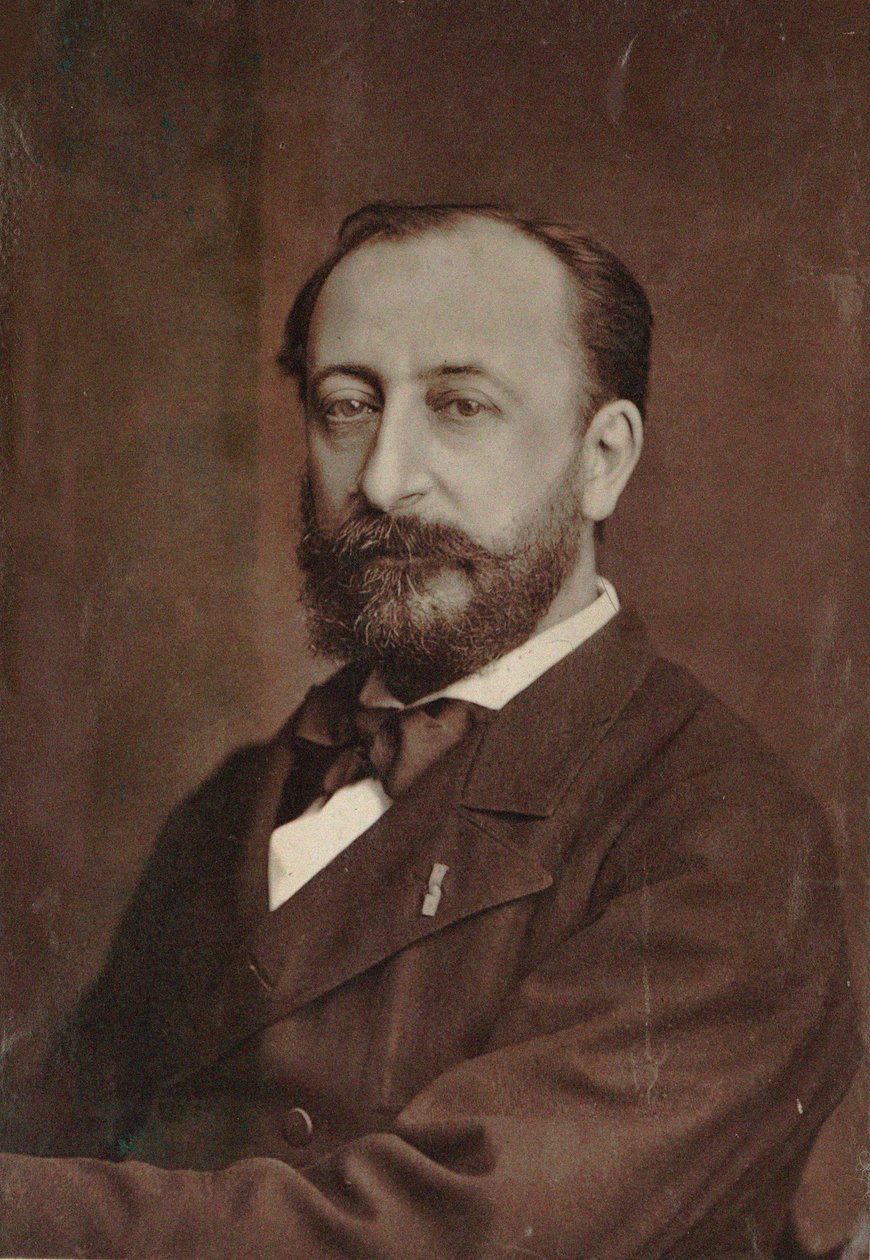 Säveltäjä Camille Saint-Saënsin muotokuva 1835-1921, 1880. tekijältä Unbekannt