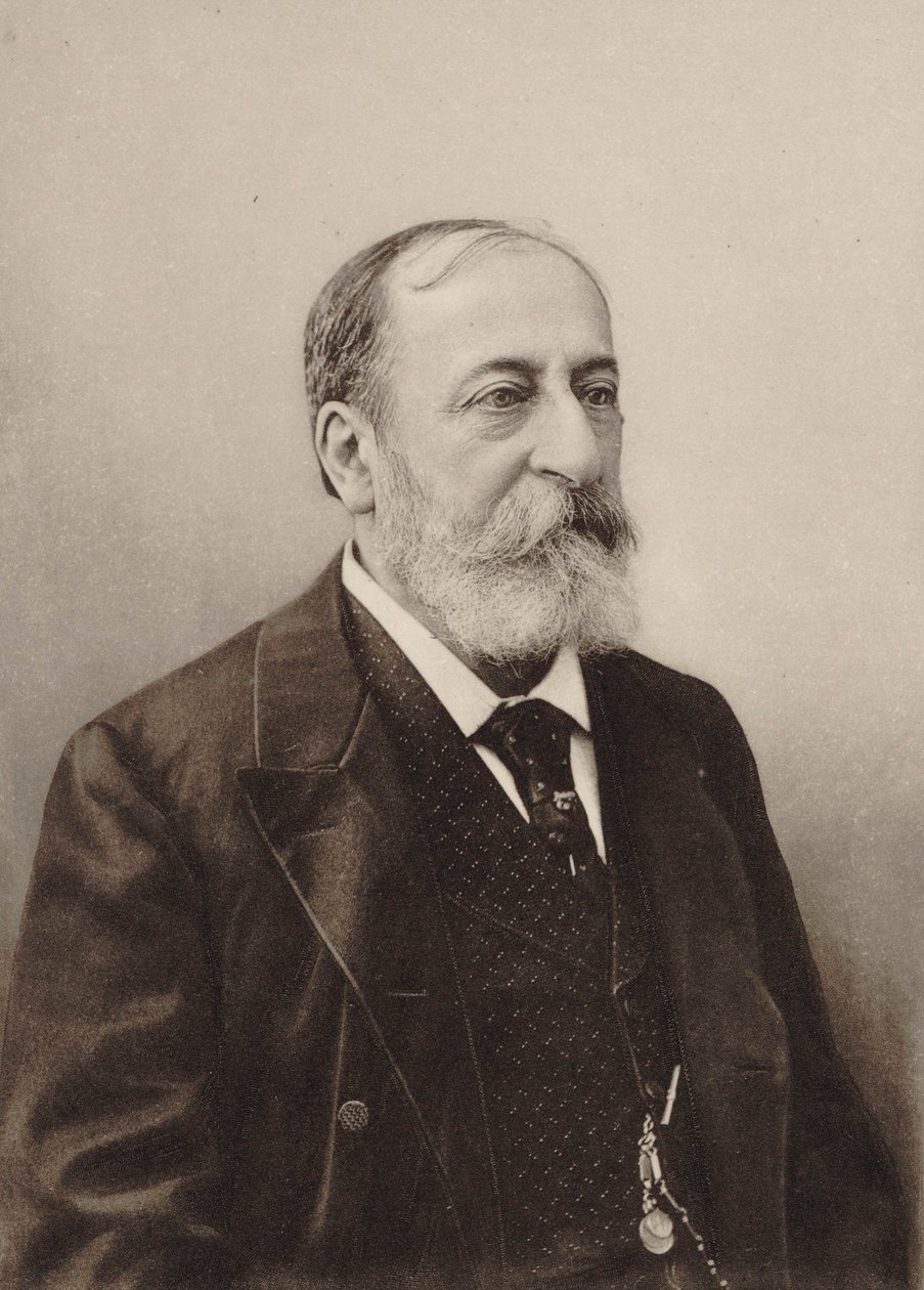 Säveltäjä Camille Saint-Saënsin muotokuva 1835-1921, 1900. tekijältä Unbekannt