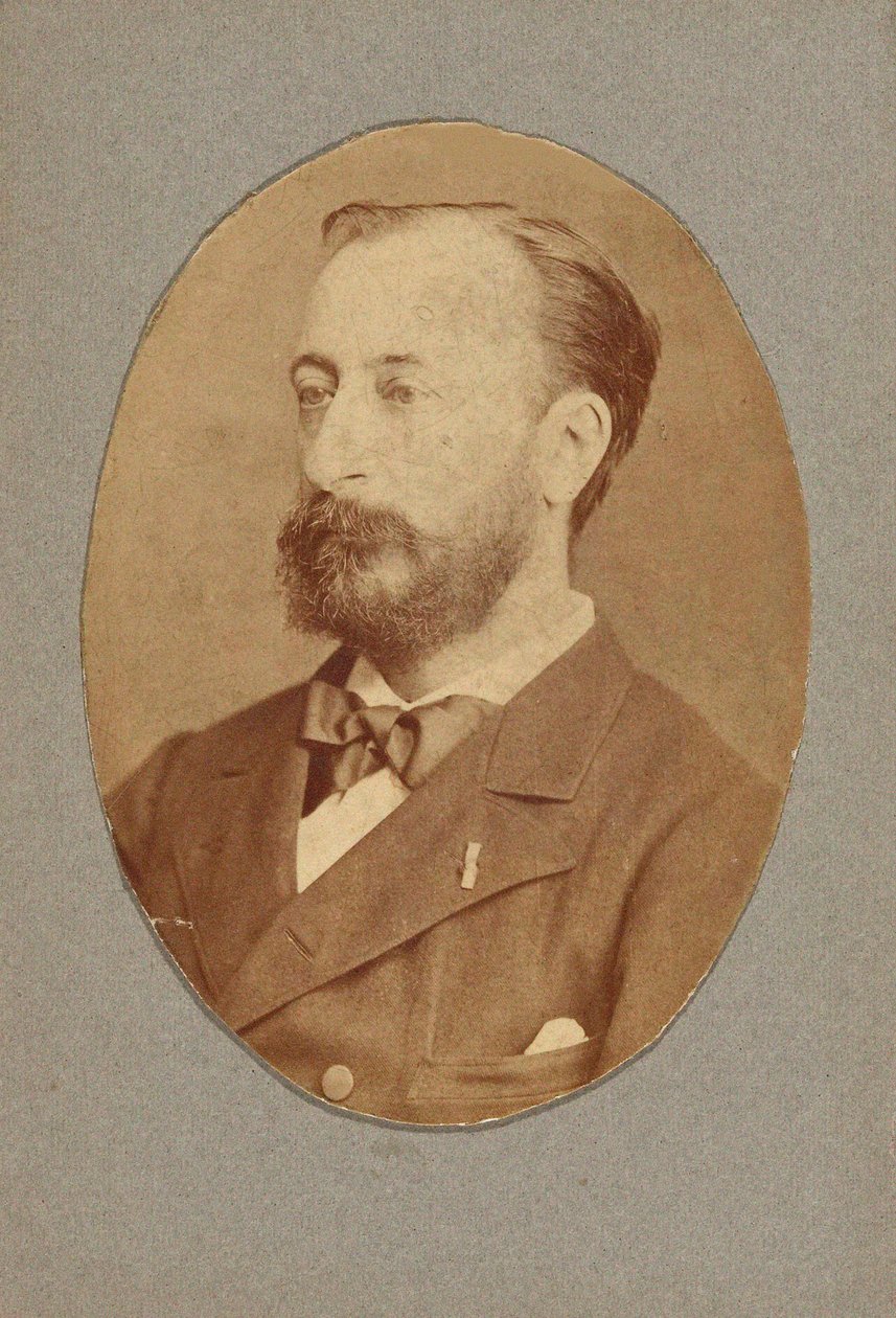 Säveltäjä Camille Saint-Saënsin muotokuva 1835-1921, n. 1880. tekijältä Unbekannt