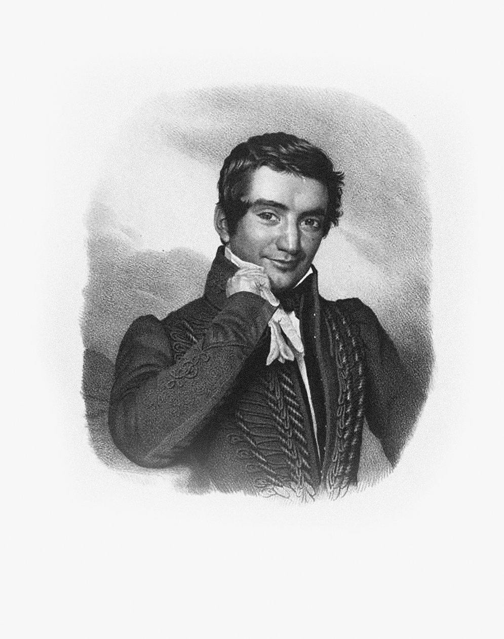 Säveltäjä Cesare Pugnin muotokuva 1802-1870. tekijältä Unbekannt