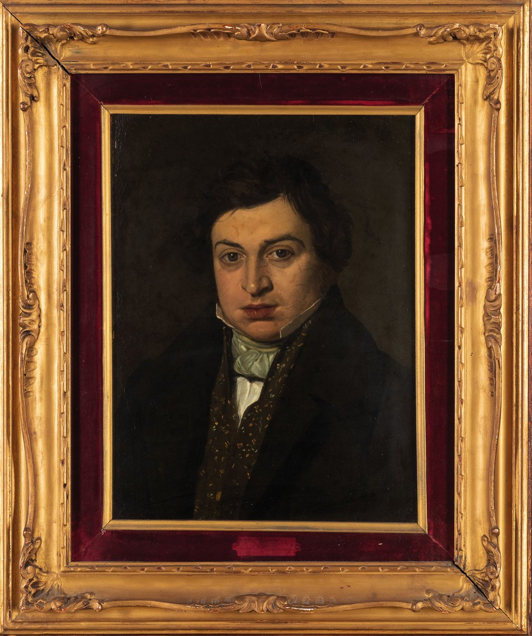 Muotokuva säveltäjä Gioachino Antonio Rossinista 1792-1868. tekijältä Unbekannt