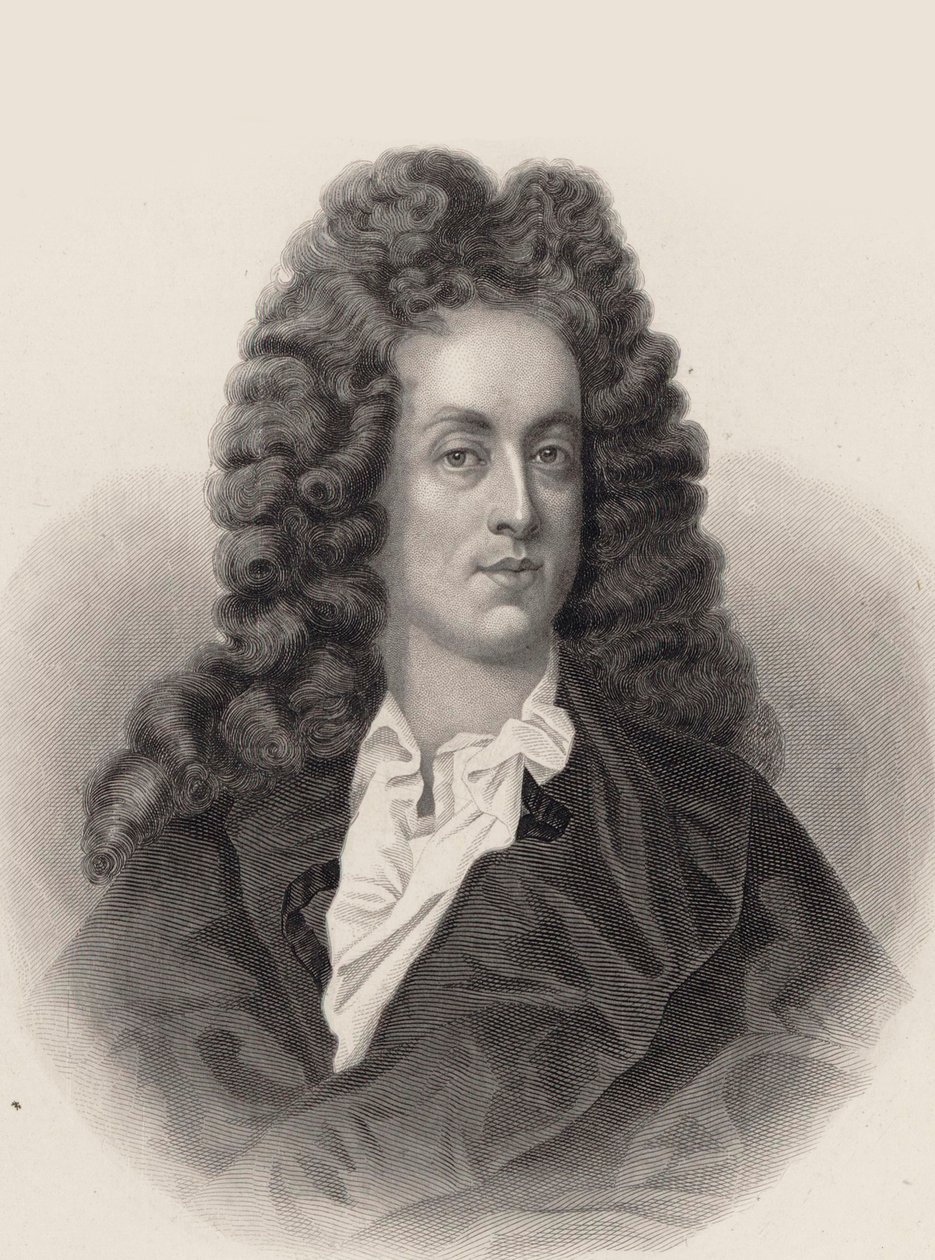 Säveltäjä Henry Purcellin muotokuva 1659-1695. tekijältä Unbekannt