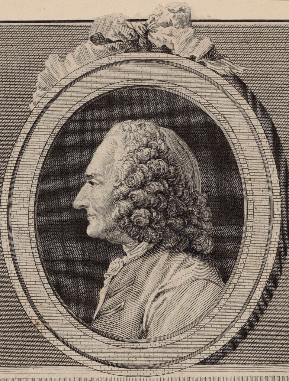 Muotokuva säveltäjä Jean-Philippe Rameausta 1683-1764. tekijältä Unbekannt