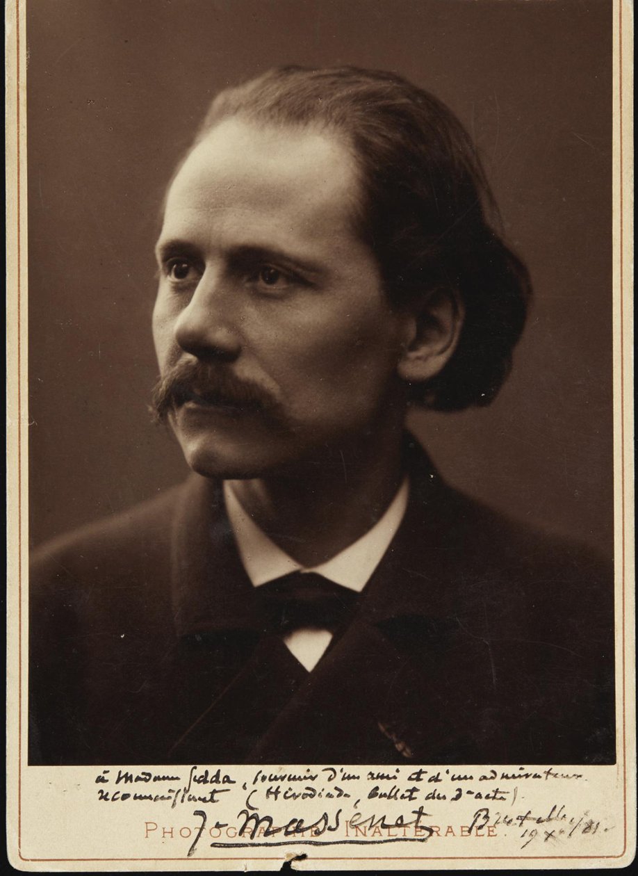 Muotokuva säveltäjä Jules Massenet