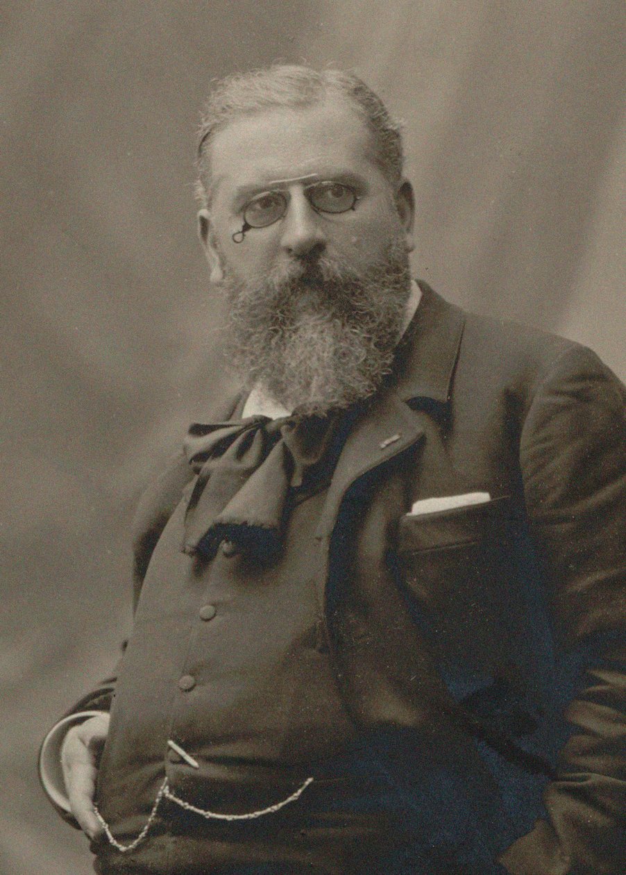 Muotokuva säveltäjä Raoul Pugnosta 1852-1914, n. 1900-1910. tekijältä Unbekannt