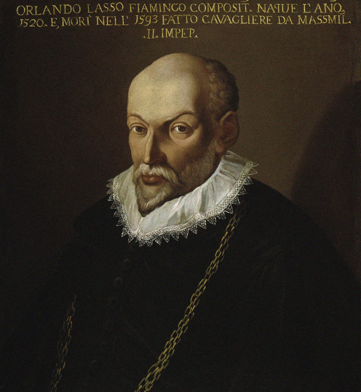 Säveltäjä Roland de Lassuksen muotokuva 1532-1594. tekijältä Unbekannt
