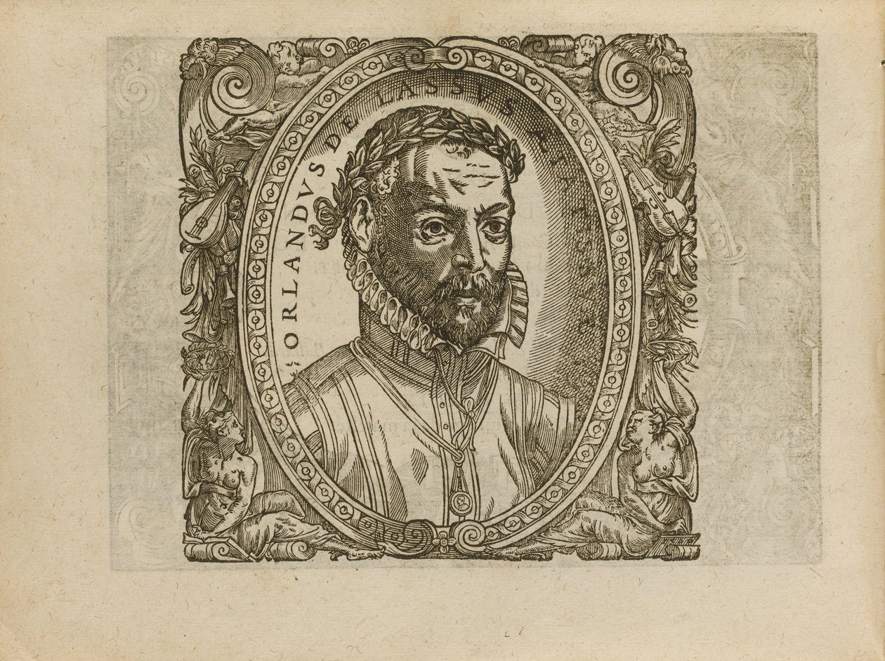 Säveltäjä Roland de Lassuksen muotokuva 1532-1594, 1560 tekijältä Unbekannt
