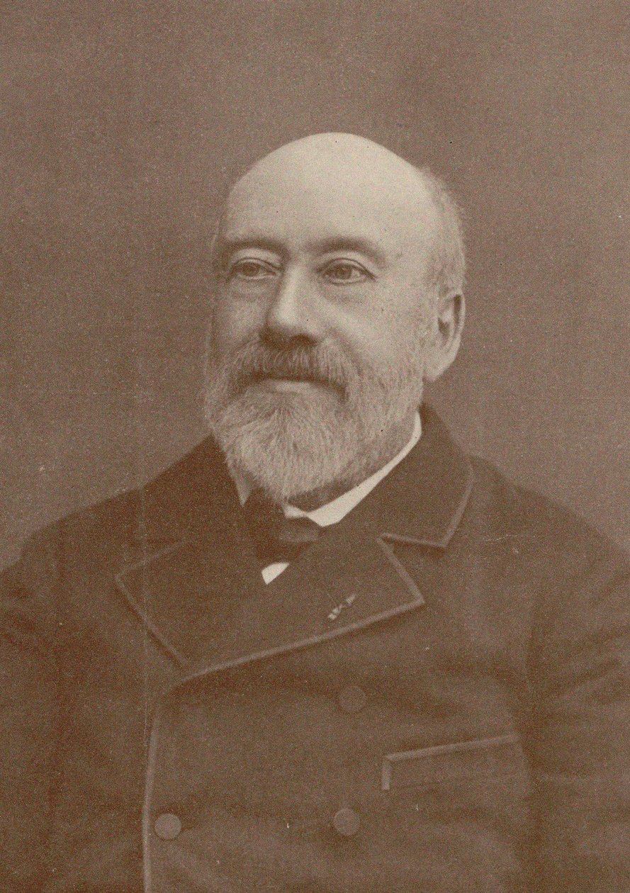 Muotokuva säveltäjästä ja chansonierista Gustave Nadaudista 1820-1893, 1880. tekijältä Unbekannt