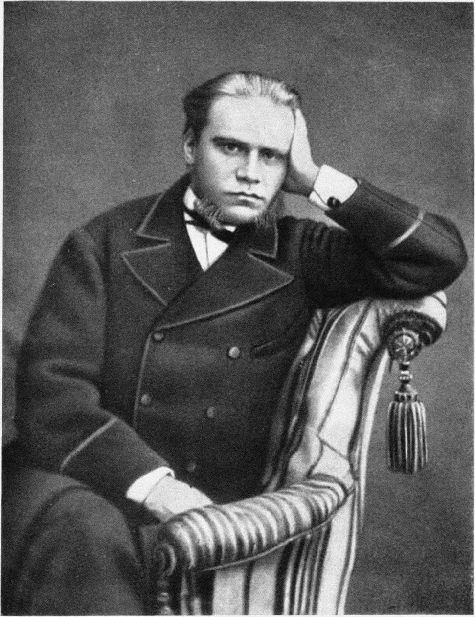 Lakimies ja kirjailija Anatoli Fjodorovitš Konin muotokuva 1844-1927, 1870-luku tekijältä Unbekannt