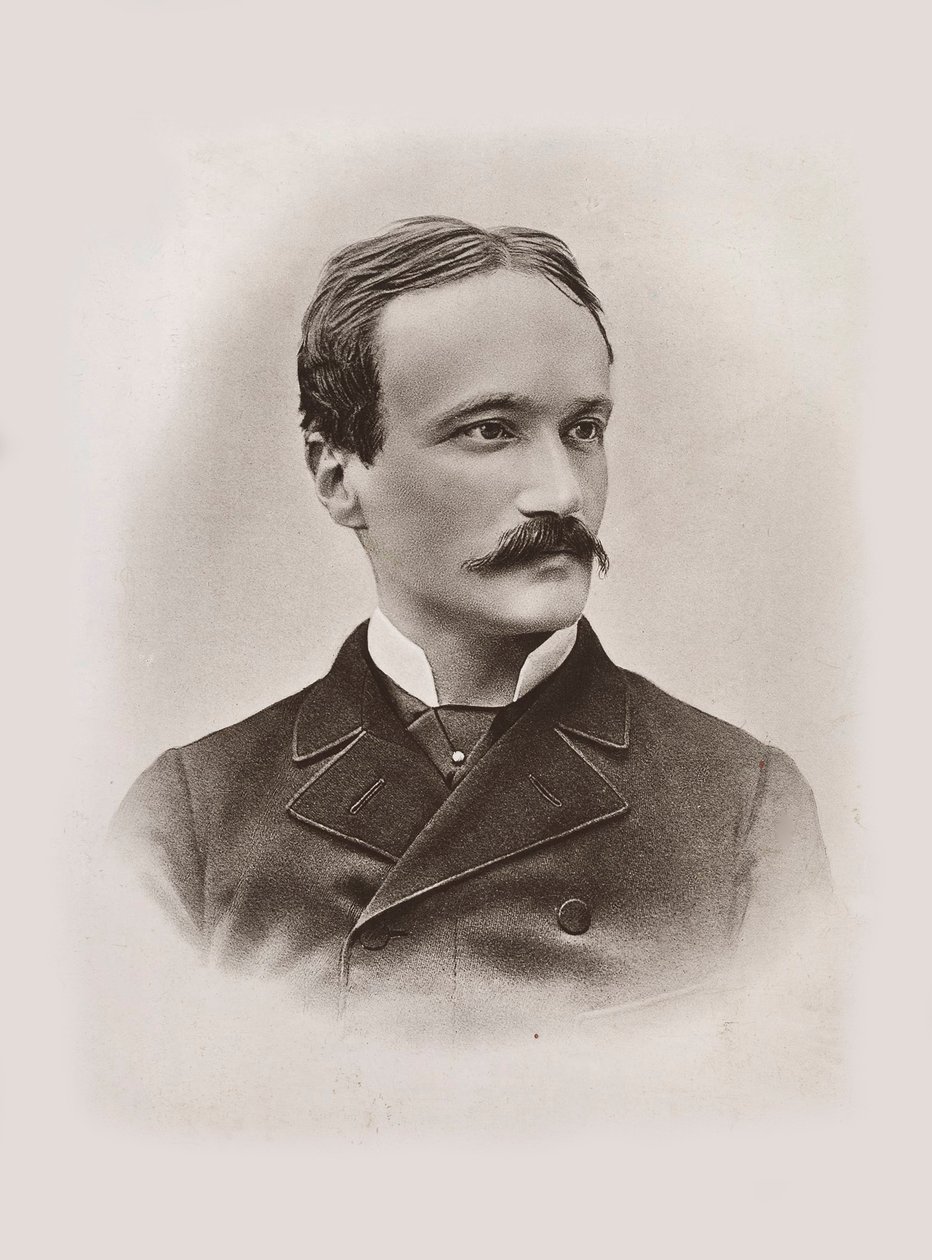 Libretisti ja säveltäjä Arrigo Boiton muotokuva 1842-1918, 1884. tekijältä Unbekannt