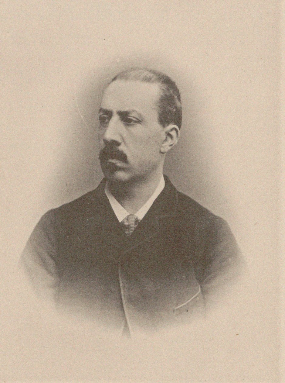 Urkurin ja säveltäjän Charles-Marie Widorin muotokuva 1844-1937, 1870-1875. tekijältä Unbekannt