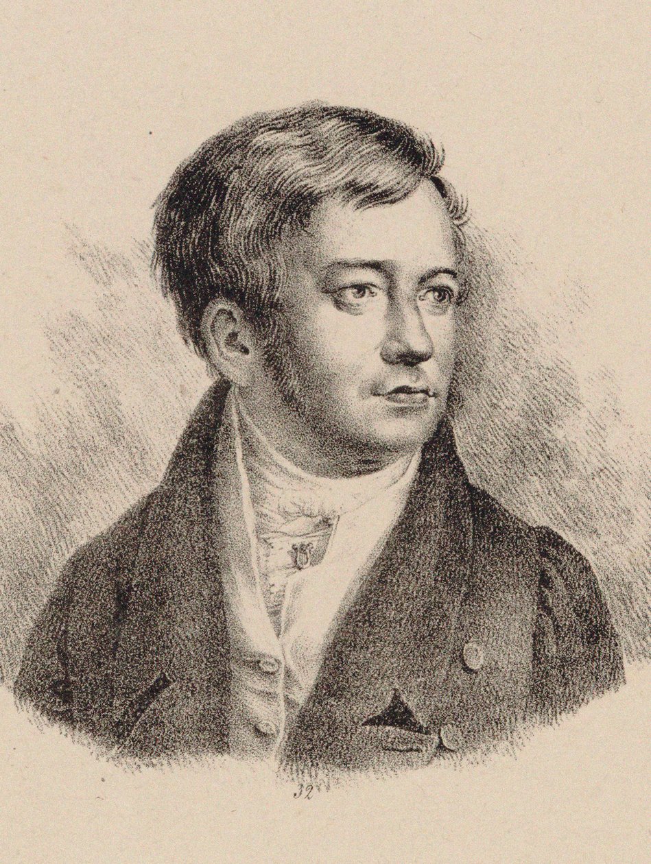 Urkuri ja säveltäjä Friedrich Schneiderin muotokuva 1786-1853. tekijältä Unbekannt