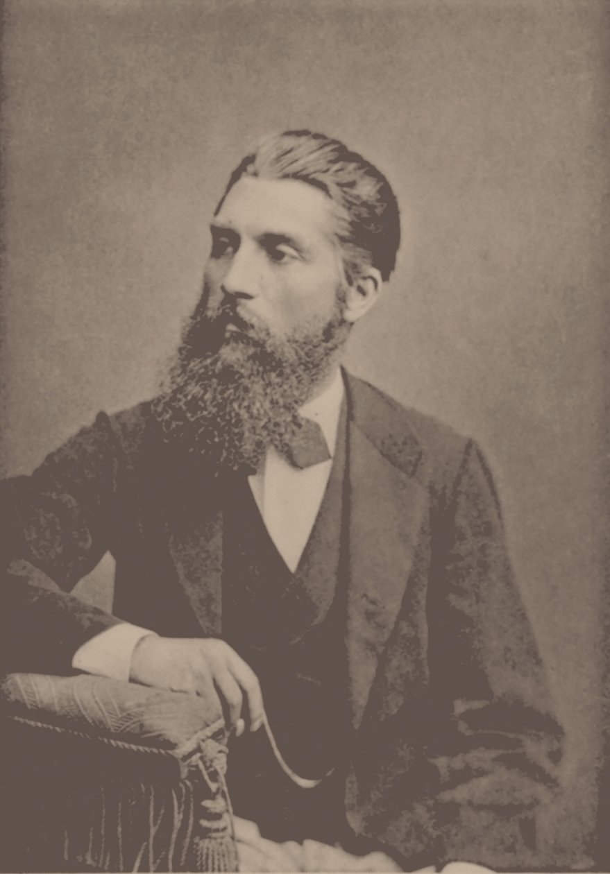 Pianisti ja säveltäjä Adolf Jensenin muotokuva 1837-1879. tekijältä Unbekannt