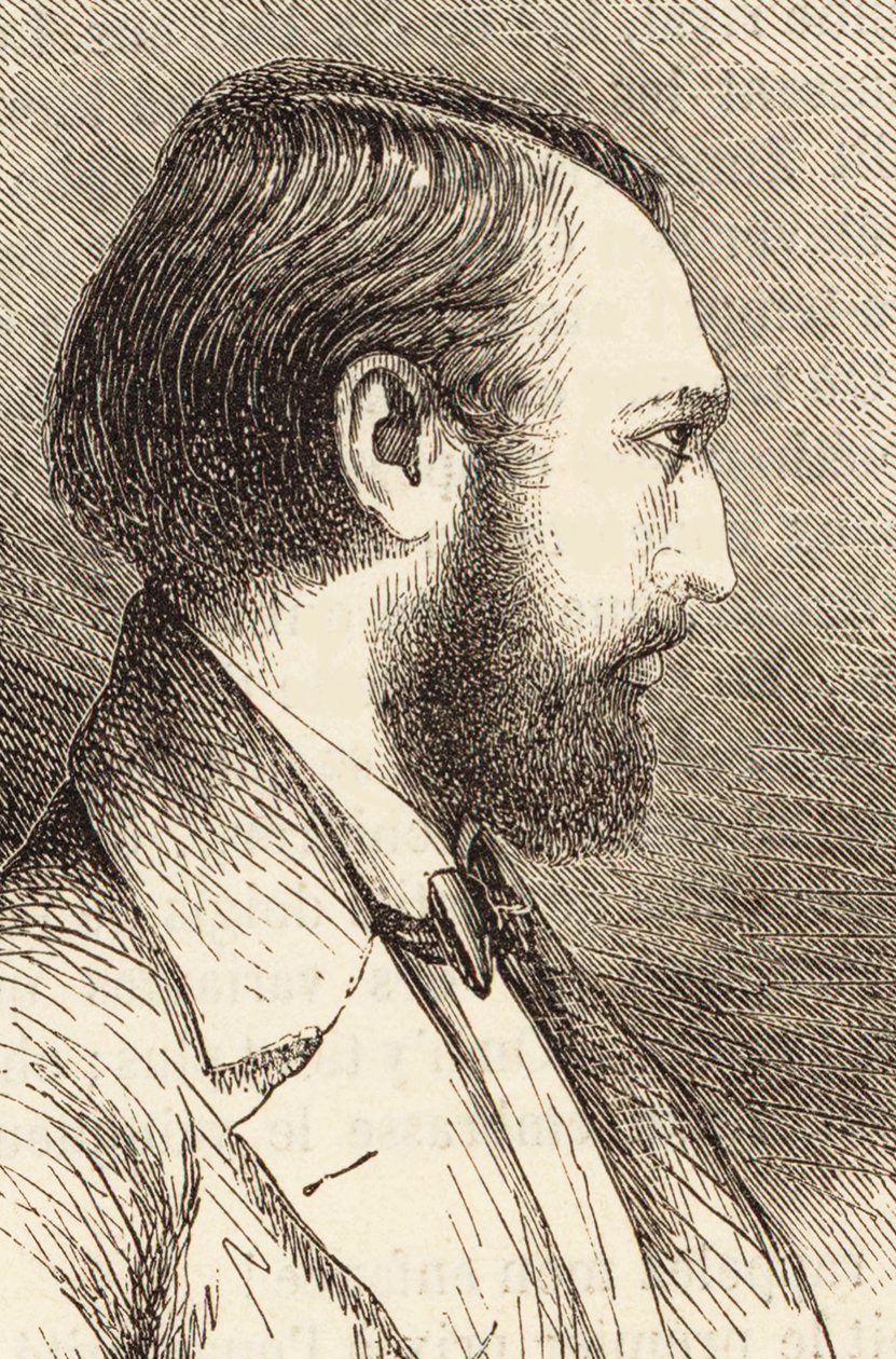 Pianisti ja säveltäjä Louis Lacombe muotokuva 1818-1884. tekijältä Unbekannt