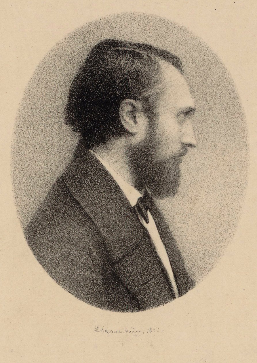 Pianisti ja säveltäjä Louis Lacombe muotokuva 1818-1884. tekijältä Unbekannt