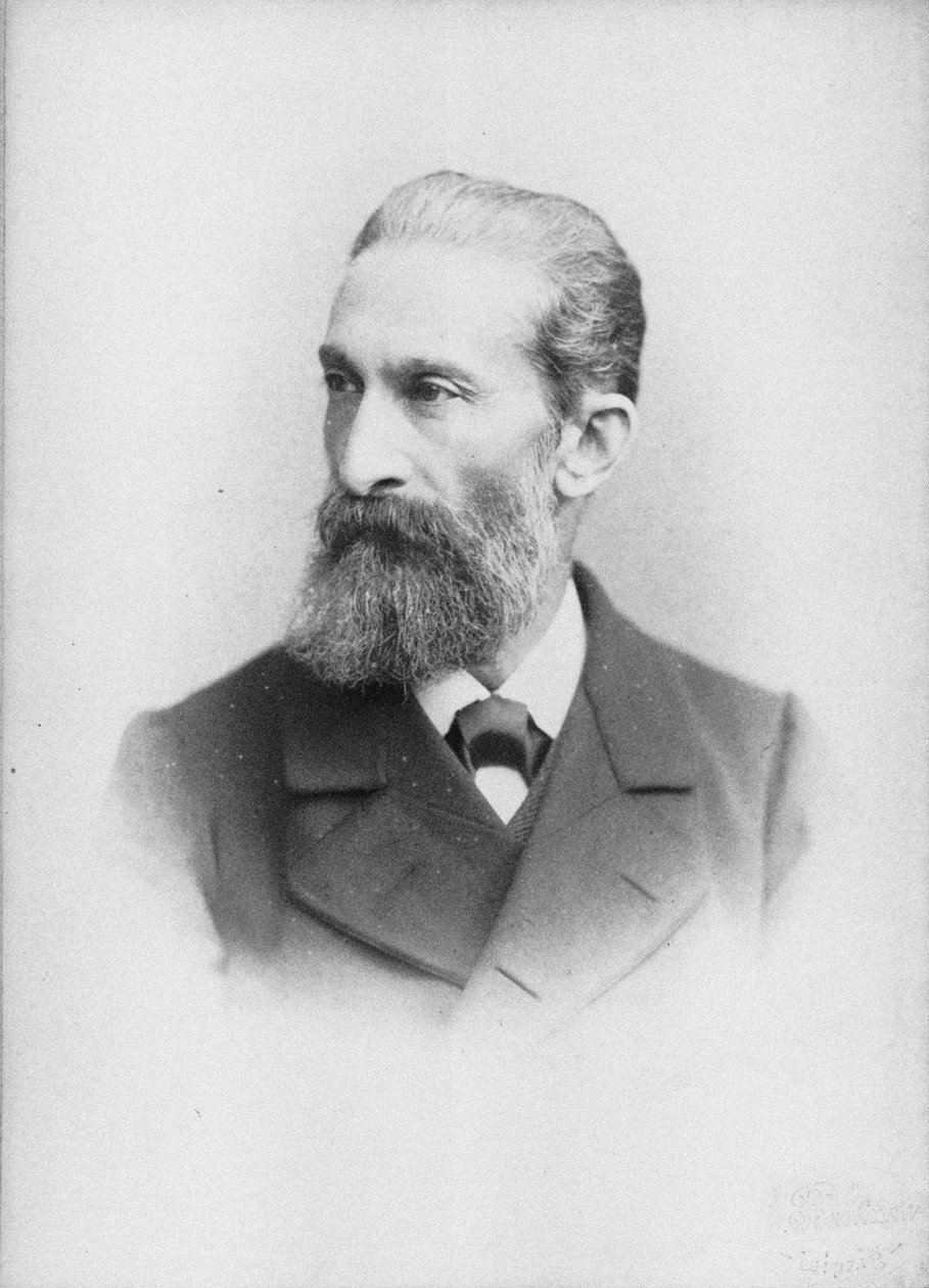 Pianisti ja säveltäjä Salomon Jadassohnin muotokuva 1831-1902. tekijältä Unbekannt