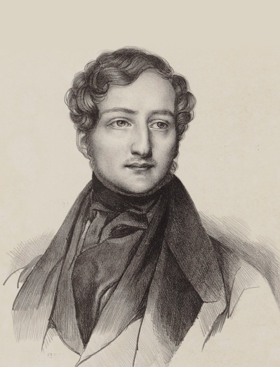 Pianisti ja säveltäjä Sigismund Thalbergin muotokuva 1812-1871. tekijältä Unbekannt