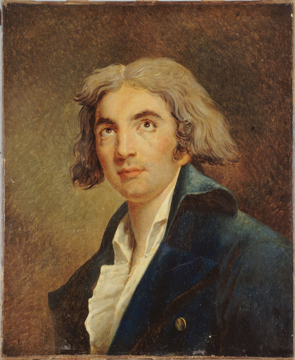 Runoilija André Chénierin muotokuva 1762-1794, n. 1795. tekijältä Unbekannt