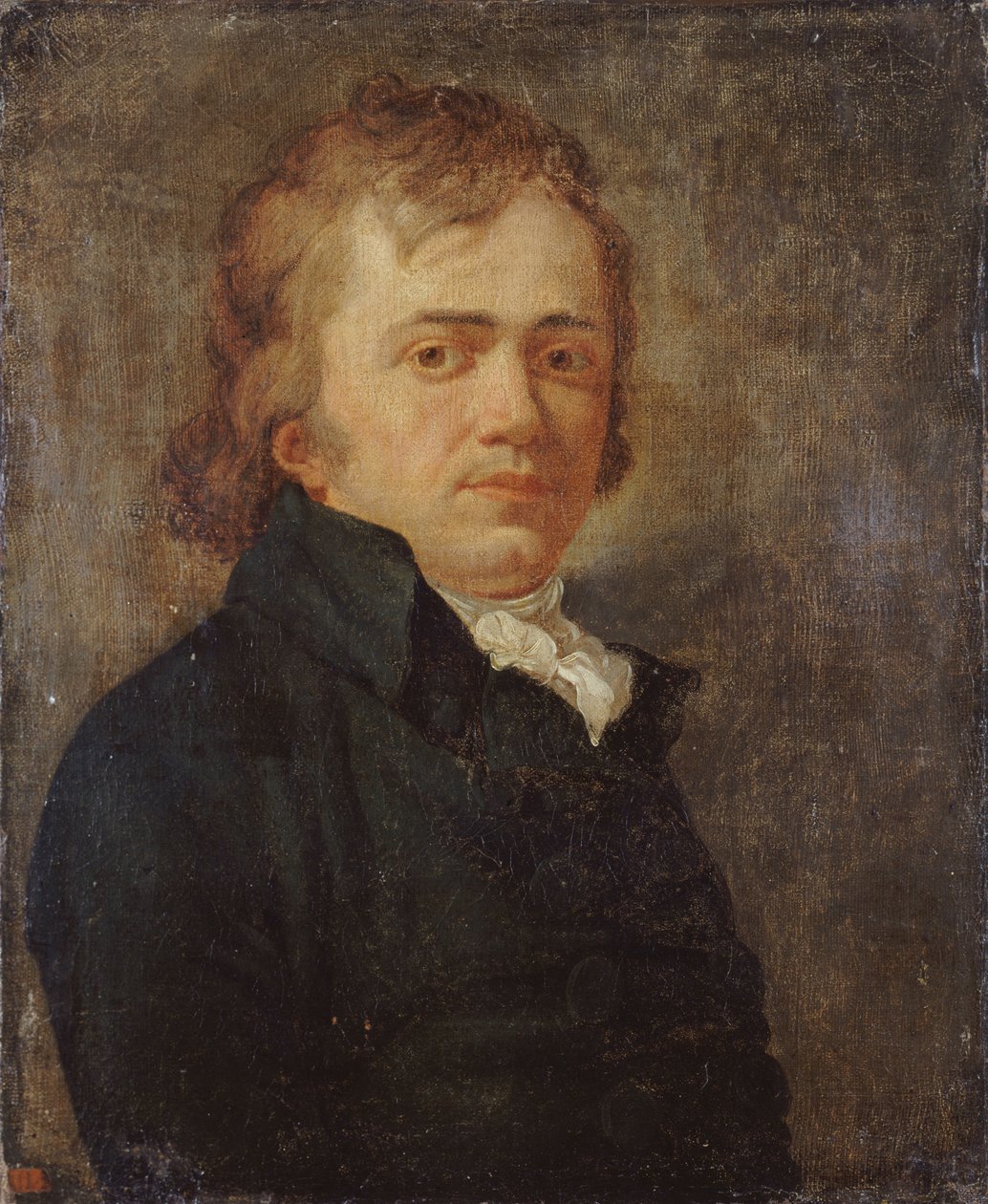 Muotokuva runoilijasta ja näytelmäkirjailija Marie-Joseph Chénieristä 1764-1811, 1795. tekijältä Unbekannt